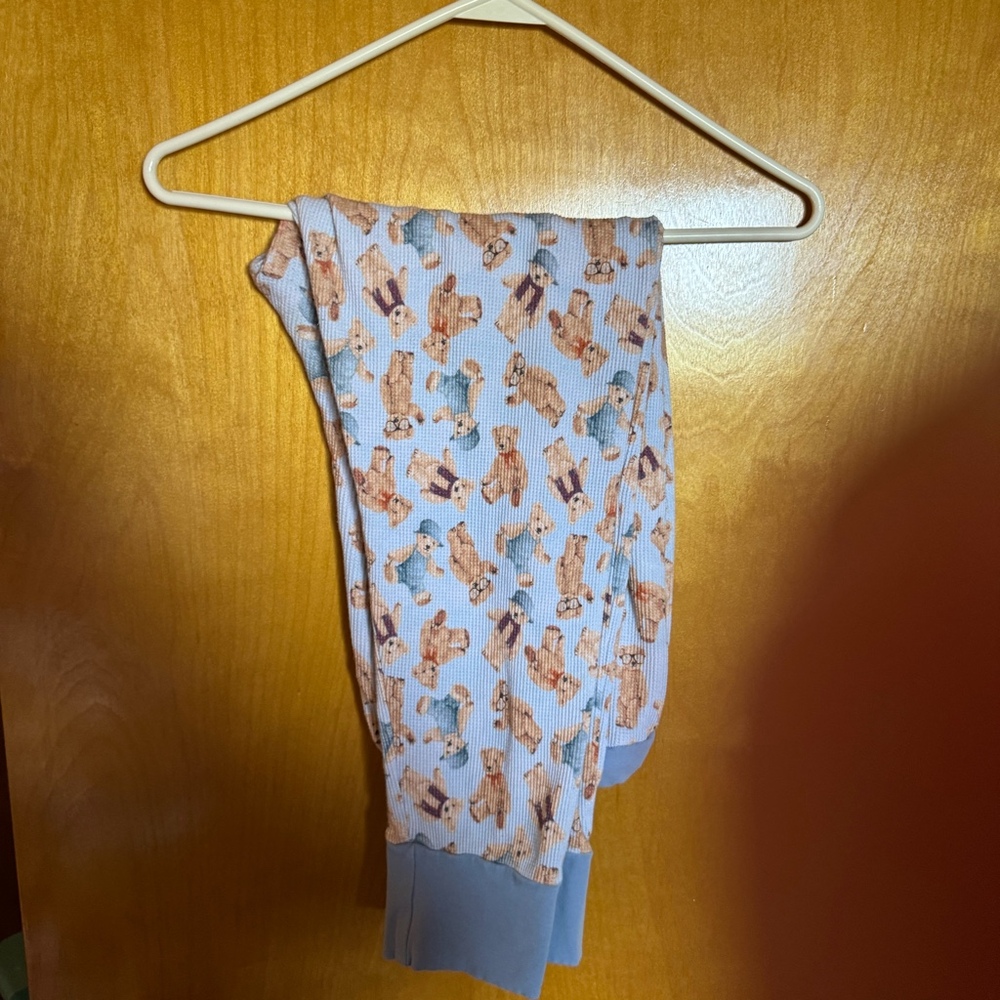 Delias teddy bear pajama pants joggers L